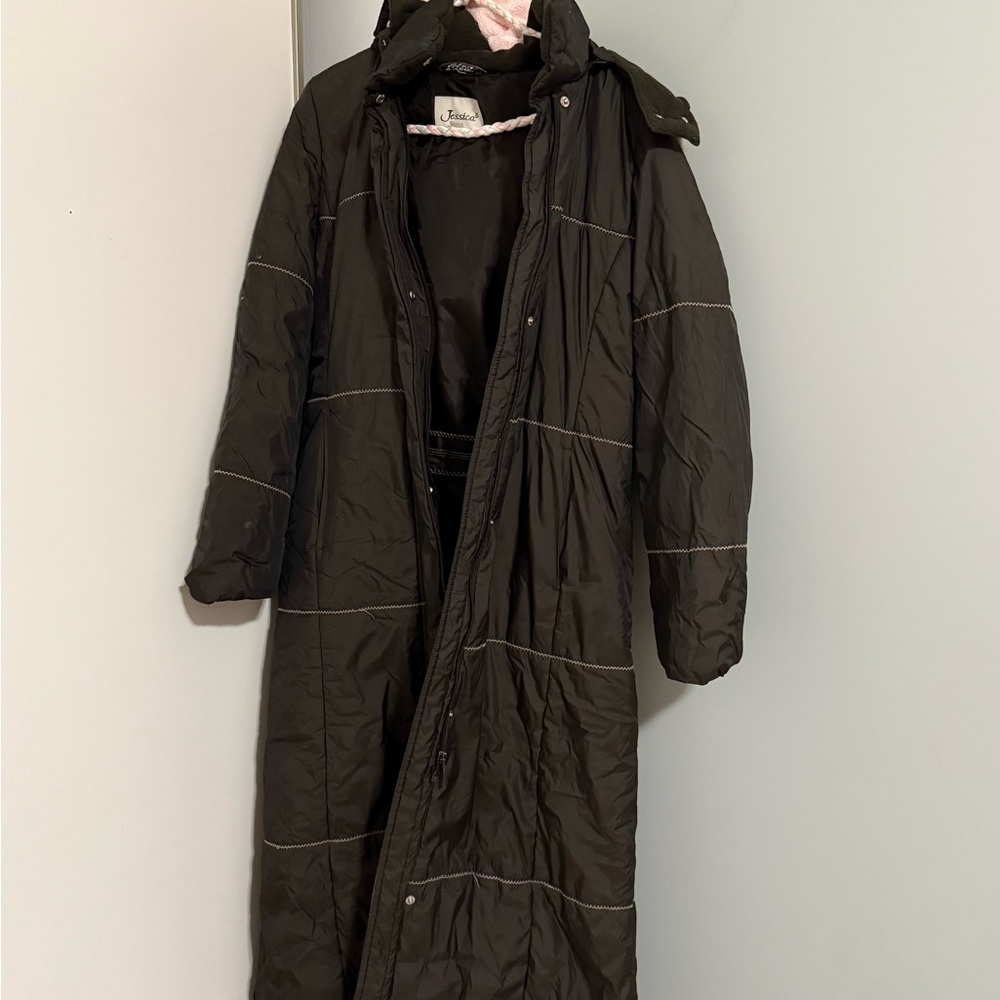 Jessica Black Long Pea Coat